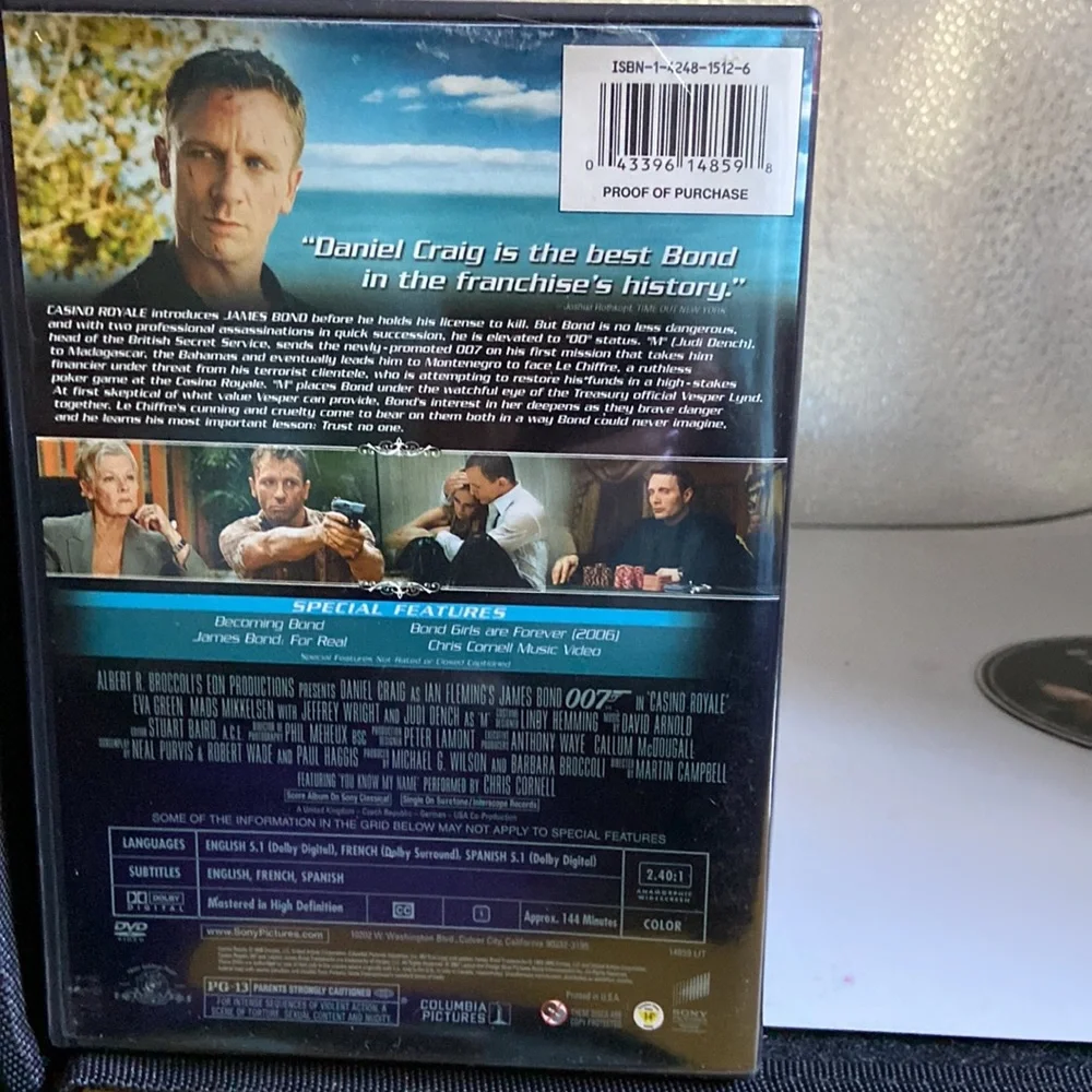 Casino Royals with Daniel Craig as James Bond